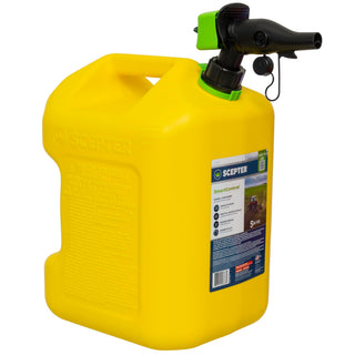 Scepter FSCD552 Fuel Container with Spill Proof SmartControl Spout, Yellow Diesel Can, 5 Gallon