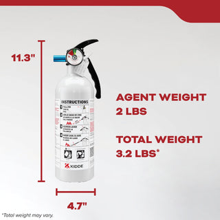 Kidde Fire Extinguisher for Vehicles, Cars, Trucks, Single-Use 5BC