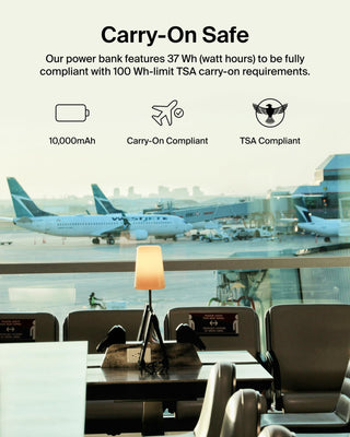 Belkin Portable Charger Power Bank for iPhone/Android (10,000mAh), 23W Battery Pack with Integrated USB-C, Lightning Cables, Pass-Through Capability, Charge 2 Devices at Once, Phone Charger Power Bank