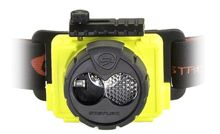 Streamlight 61602 Double Clutch USB 125-Lumen Multi-Fuel LED Headlamp with 120V AC Charging System, Elastic Head Strap, and Rubber Hard Hat Strap, Yellow