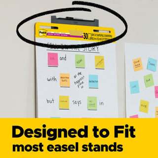 Post-it Super Sticky Easel Pad, 25 x 30 Inches, 30 Sheets/Pad, 6 Pads, Large White Premium Self Stick Flip Chart Paper, Super Sticking Power (559VAD6PK)