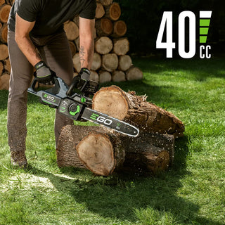 EGO POWER+ Chain Saw, 16” Battery Powered Chainsaw, Electric Cordless, Battery and Charger Not Included – CS1610