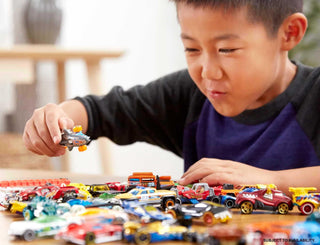 Hot Wheels Toy Cars & Trucks 20-Pack, Set of 20 1:64 Scale Vehicles for Play or Display, Instant Collection (Styles May Vary) (Amazon Exclusive)