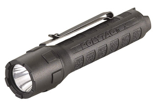 Streamlight 88603 PolyTac X 600-Lumen 11,485-Candela Professional Tactical LED Flashlight,Ten-TAP Programmable, Box, Black