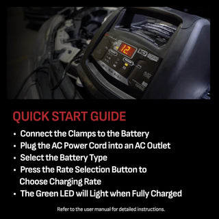 Schumacher Electric 6A Car Battery Charger and 100A Engine Starter, 6-in-1 Solution, Maintainer, 30A Boost, for 6V/12V Power Sport, Automotive, and Marine Batteries, SC1308