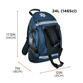 Ergodyne - 13487 Arsenal 5243 Medic First Responder Trauma Backpack Jump Bag, Blue