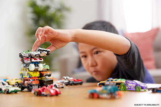 Hot Wheels Toy Cars & Trucks 20-Pack, Set of 20 1:64 Scale Vehicles for Play or Display, Instant Collection (Styles May Vary) (Amazon Exclusive)