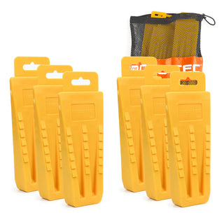 NEO-TEC 6 Pack Tree Felling Wedges, Chainsaw Wedges, 5.5" Tree Cutting Equipment, Tree Cutting Equipment with Spikes for Safe Tree Cutting