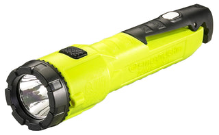 Streamlight 68780 Dualie 3AA 245-Lumen Magnetic Intrinsically Safe Industrial Flashlight with Spot/Flood Without Batteries, Yellow