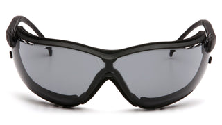 Pyramex Safety Pyramex V2G Safety Glasses, Black Frame/Gray Anti-Fog Lens