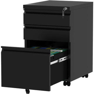 YITAHOME 4-Drawer Mobile File Cabinet with Lock,