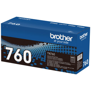 Brother Genuine TN760 High Yield Black Toner Cartridge, (for use with MFC-L2710DW MFC-L2750DW HL-L2350DW HL-L2370DW HL-L2395DW HL-L2390DW DCP-L2550DW Printers) (Pack of 1)