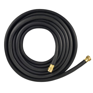 Flexon 5/8" x 50' Heavy Duty Premium Rubber Hot Water Hose, Black