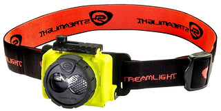 Streamlight 61602 Double Clutch USB 125-Lumen Multi-Fuel LED Headlamp with 120V AC Charging System, Elastic Head Strap, and Rubber Hard Hat Strap, Yellow