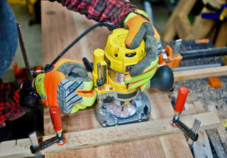 IRONCLAD Command Pro Work Gloves; Touch Screen Gloves Conductive Palm and Fingers, All-Purpose, Performance Fit, Machine Washable, Sized S, M, L, XL, XXL (1 Pair) (Large, Hi-Viz Yellow and Orange)