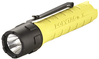Streamlight 88604 PolyTac X 600-Lumen 11,485-Candela Professional Tactical LED Flashlight, Ten-TAP Programmable, Box, Yellow