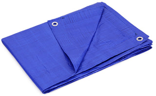Kotap 20 x 25 Ft. All-Purpose Multi-Use Protection/Coverage 5-mil Poly Tarp, Waterproof, Blue, (TRA-2025)