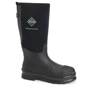 MUCK Chore Classic Men's Steel Toe XF (Wide Calf), Black, Size 8(M)