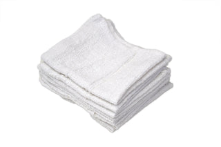 R&R Value A61250 Wash Cloth 1.00 lb, Poly-Cotton, 12" x 12", White, Pack of 12