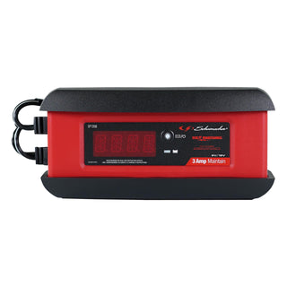 Schumacher Electric 3A Car Battery Charger and Maintainer, 3-in-1 Solution, For 6V/12V Power Sport, Automotive, and Marine Batteries, SP1356