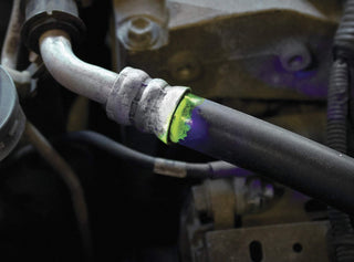 LEAKFINDER LF40CS UV Fluorescent Leak Detection Dye Enhancing Glasses - Enhances Leak Detecting Dye for Refrigerant, Oil, ATF, Fuel, Coolants and Power Steering Fluids, Assembled in USA