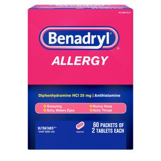 Benadryl Allergy ULTRATAB 60X2 DISPENSIT, 1 Count