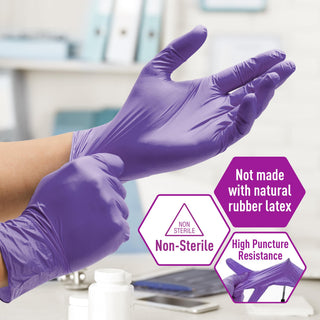 MedPride Powder-Free Nitrile Exam Gloves (Small (Pack of 100))