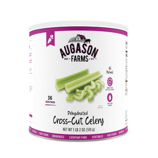 Dehydrated Diced Celery Emergency Food Supply, 73 Servings, 25 Year Shelf Life, Great for Cooking and Snacks - Dehydrated Meals, Survival Food Camping Essentials Can