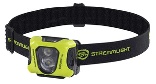 Streamlight 61436 Enduro Pro 200-Lumen USB Rechargeable LED Headlamp with Elastic Head Strap, Rubber Hard Hat Strap, 3M Dual Lock Fasteners, and USB Cable, Yellow