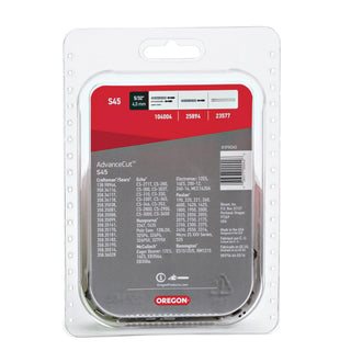Oregon S45 AdvanceCut Replacement Chainsaw Chain for 12-Inch Guide Bar, 45 Drive Links, Pitch: 3/8" Low Profile, .050" Gauge