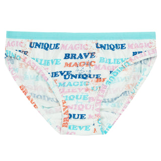 Fruit of the Loom Girls' Cotton Bikini Underwear Multipacks, 20 Pack-Fashion Assorted, 6