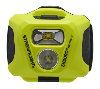 Streamlight 61424 Enduro Pro Haz-Lo 160-Lumen Multi Function Headlamp includes 3 AAA Alkaline Batteries, Rubber Hard Hat Strap, Elastic Head Strap, 3M Dual Lock, Yellow