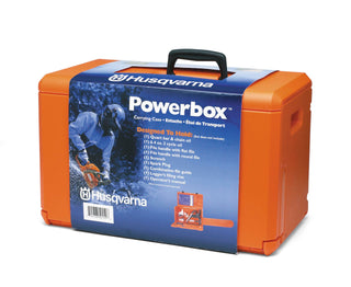 Husqvarna Powerbox Carrying Chainsaw Case, Compatible with 455 Rancher, 460, 372XP and 575XP for Accessories, Filing Equipment and Oil, Hard Case, Gifts For Men, 100000107