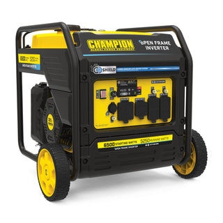 Champion Power Equipment 6500-Watt RV Ready Portable Open Frame Inverter Generator with Quiet Technology and CO Shield