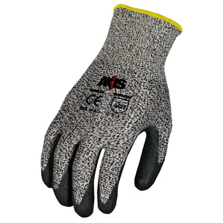 Radians RWG555 Axis Cut Protection Level A4 Foam Nitrile Dipped Workk Glove, Medium, 12 Per Pack.