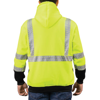 865E - THE ECONO HOODIE WITH SEGMENTED REFLECTIVE TAPE