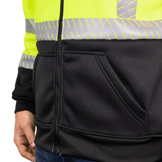 865E - THE ECONO HOODIE WITH SEGMENTED REFLECTIVE TAPE