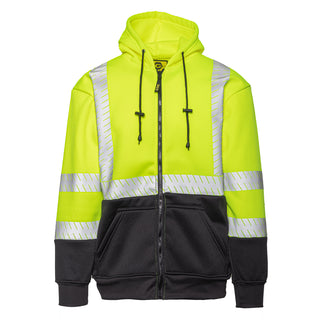 865E - THE ECONO HOODIE WITH SEGMENTED REFLECTIVE TAPE