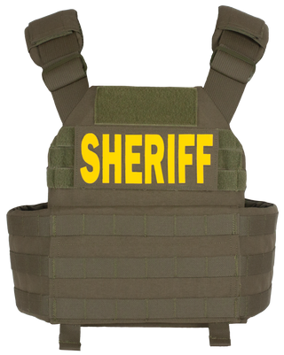 [LEO-H2] LEO H2 Plate - 8x10" Special Threat Plate, Handgun Threats, Shooter's Cut, Single-Curve