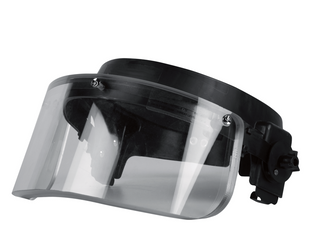 Busch Visor, Impact, CAV-1PC 5mm Riot Impact, Liquid Barrier