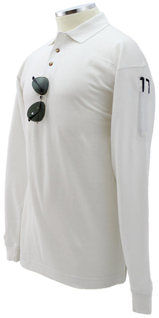 PLAIN POLYCOTTON TACTICAL LONG SLEEVE POLO SHIRT