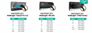 MICROFLEX MIDKNIGHT GLOVES
