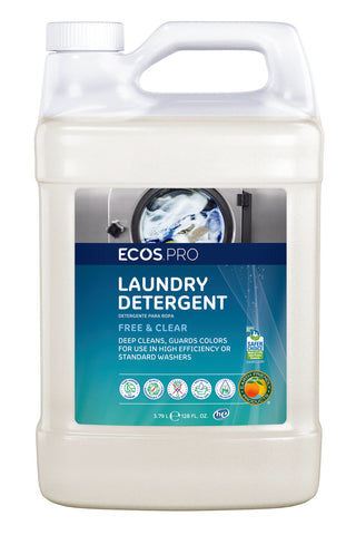 ECOS Pro Liquid Laundry Detergent Free & Clear, 1 Gallon - 4/CS