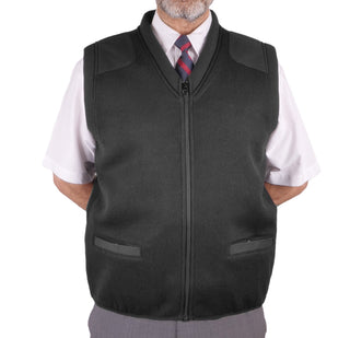 Unisex Heavyweight Fleece Lined Zip Front Vest