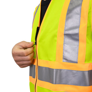 I-84-030 - THE D.O.T. 100% POLYESTER WOVEN FABRIC VEST