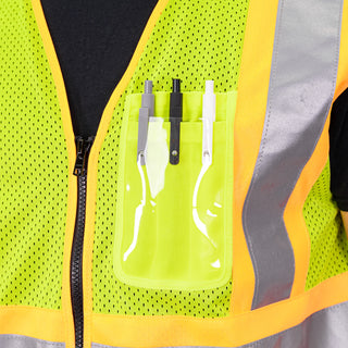 I-85-030 - THE MESH D.O.T. VEST WITH POCKETS