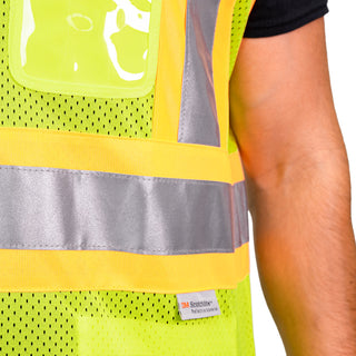 I-85-030 - THE MESH D.O.T. VEST WITH POCKETS