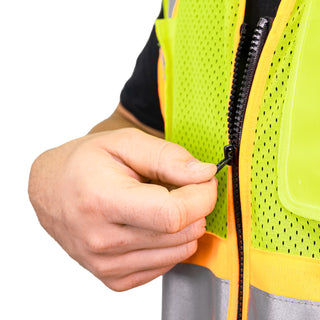 I-85-030 - THE MESH D.O.T. VEST WITH POCKETS