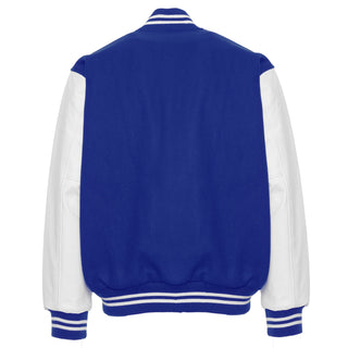5200-709 - AMERICA'S FINEST WOOL & VINYL VARSITY JACKET - 709 - LIGHT ROYAL/WHITE