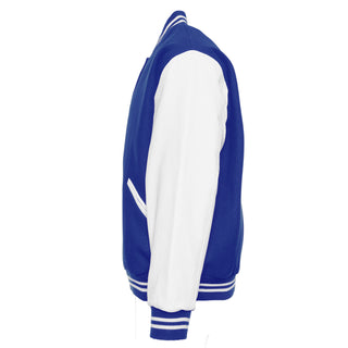 5200-709 - AMERICA'S FINEST WOOL & VINYL VARSITY JACKET - 709 - LIGHT ROYAL/WHITE